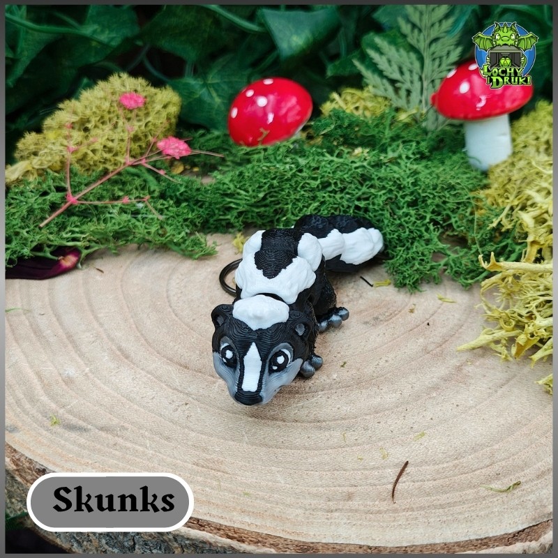 Brelok Skunks – Mały Strażnik Twojego Spokoju